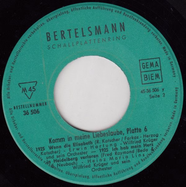 Bertelsmann Schallplattenring 36 506 - Various - Die Schönsten S - Image 4