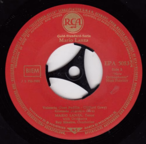 RCA EPA 5083 - Mario Lanza - The Loveliest Night Of The Year - Image 4