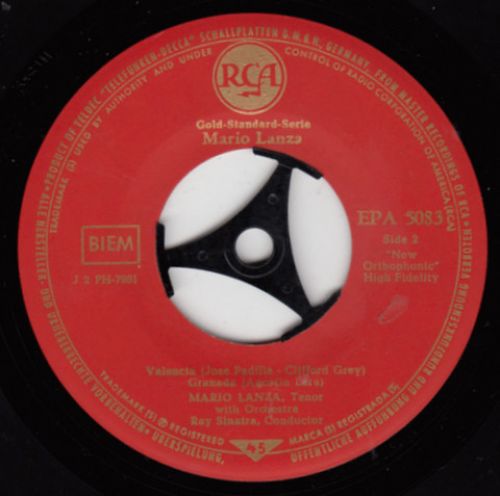RCA EPA 5083 - Mario Lanza - The Loveliest Night Of The Year - Image 4