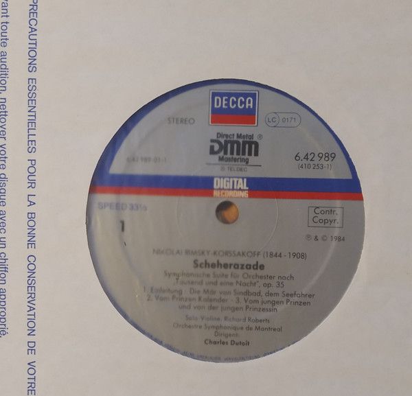 DECCA 6.42989 - Nikolai Rimsky-Korsakov, Charles Dutoit, Orchest - Image 3