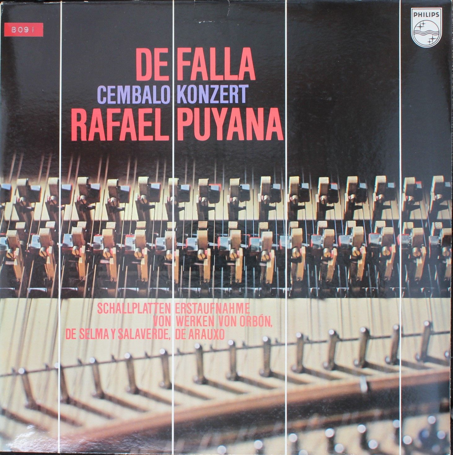 Philips 6505 001 - Manuel De Falla, Rafael Puyana - Harpsichord