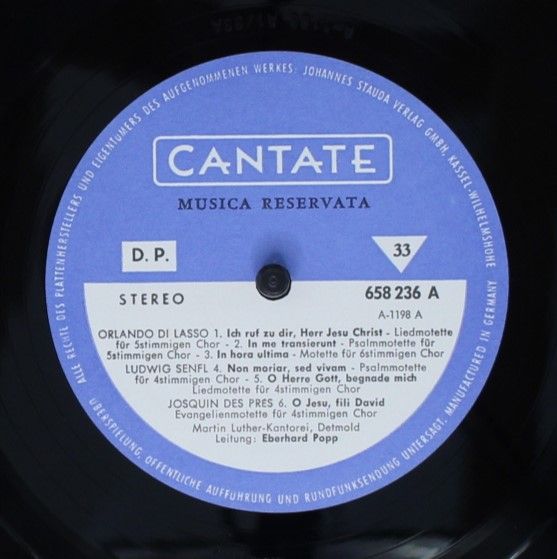 Cantate 658 236 - Roland de Lassus, Ludwig Senfl, Josquin Des Pr - Image 3
