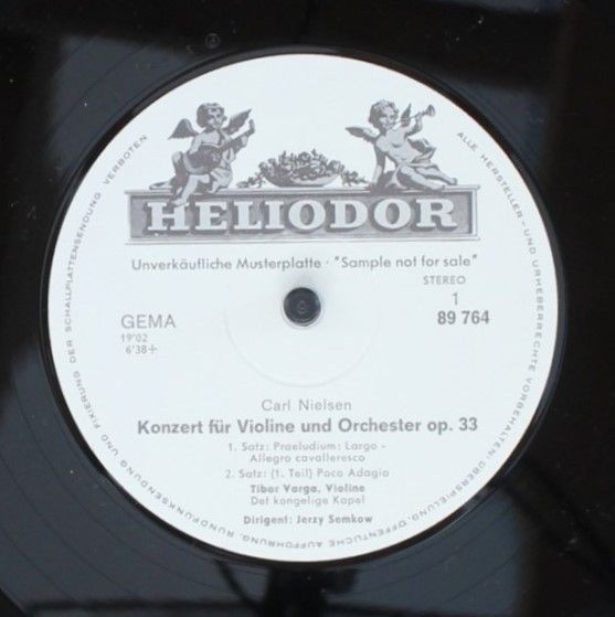 HELIODOR 89 764 - Carl Nielsen, Tibor Varga, Det Kongelige Kapel - Image 3