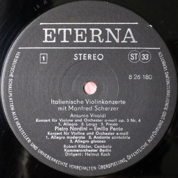 Eterna 8 26 180 - Antonio Vivaldi, Pietro Nardini, Giovanni Batt - Image 3