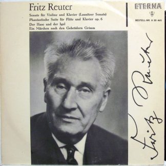 Eterna 8 20 465 - Fritz Reuter (4) - Sonate Für Violine Und Klav