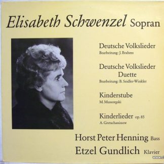 Not On Label TST 78 167 - Elisabeth Schwenzel - Deutsche Volksli
