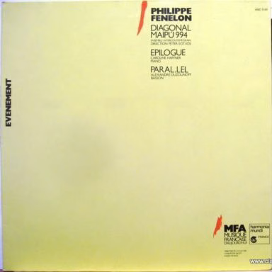 harmonia mundi France HMC 5180 - Philippe Fenelon, Ensemble Inte
