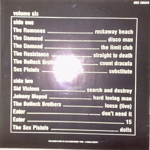 MBC Records MBC 506020 - Various - Punk - A World History - Volu - Image 2