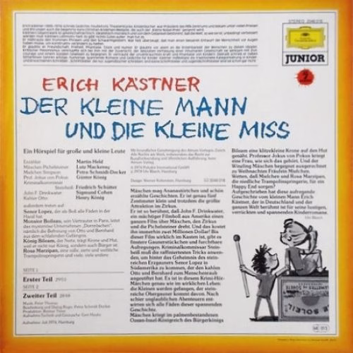 Deutsche Grammophon 2546 016 - Erich Kästner - Der Kleine Mann U - Image 2