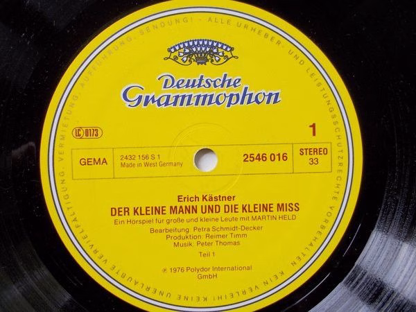 Deutsche Grammophon 2546 016 - Erich Kästner - Der Kleine Mann U - Image 3