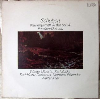 Eterna 8 25 873 - Franz Schubert, Walter Olbertz, Karl Suske, Ka