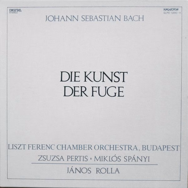 Hungaroton SLPD 12810-11 - Johann Sebastian Bach, Liszt Ferenc C