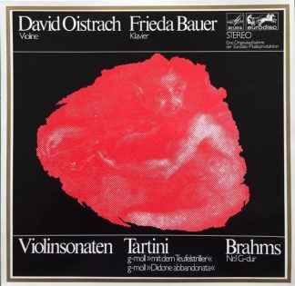 Eurodisc 80459 PK - David Oistrach, Frida Bauer, Giuseppe Tartin