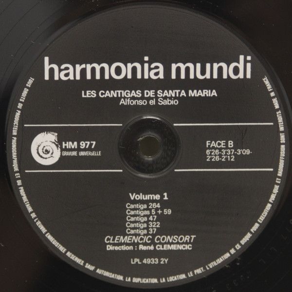 harmonia mundi France HM 977-979 - Clemencic Consort - Les Canti - Image 4