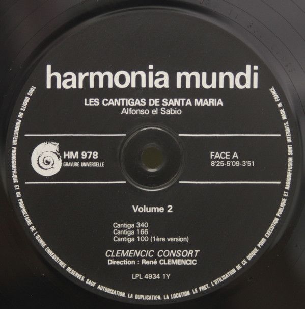 harmonia mundi France HM 977-979 - Clemencic Consort - Les Canti - Image 5