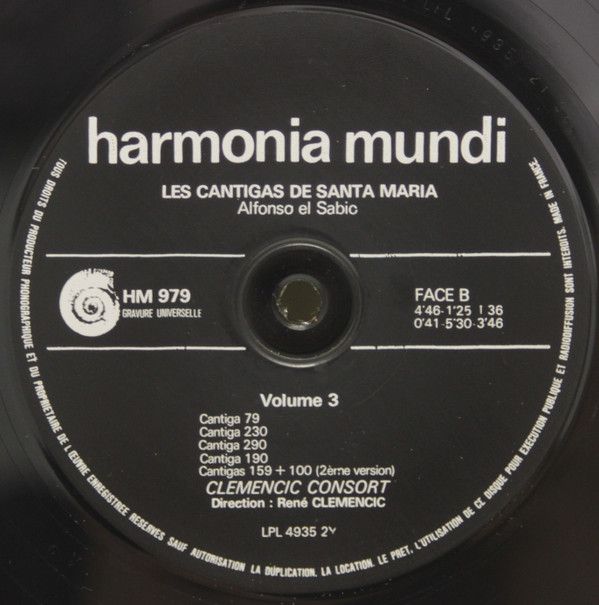 harmonia mundi France HM 977-979 - Clemencic Consort - Les Canti - Image 8