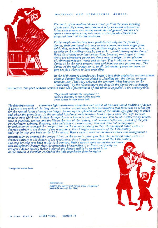 Mirror Music (2) 00003 - Les Menestrels - Einladung Zum Tanz = I - Image 6
