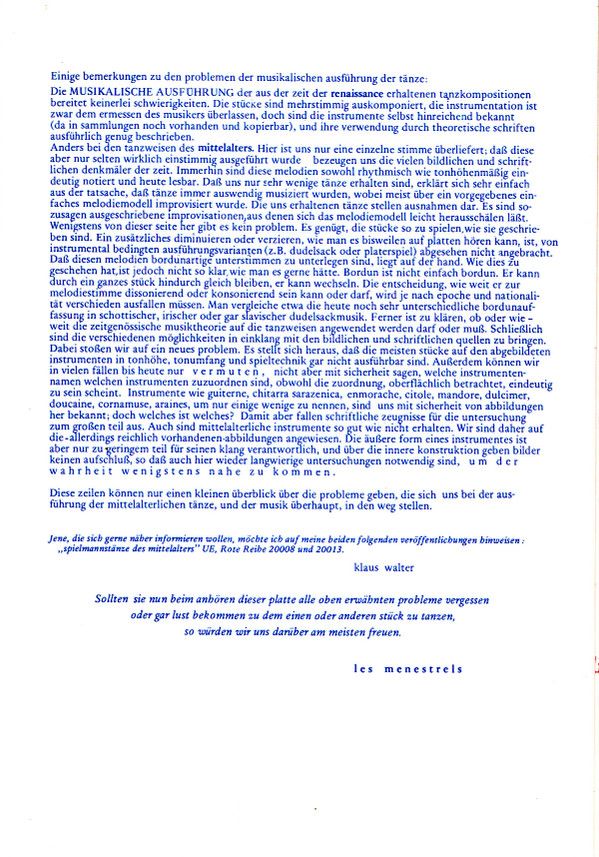 Mirror Music (2) 00003 - Les Menestrels - Einladung Zum Tanz = I - Image 9