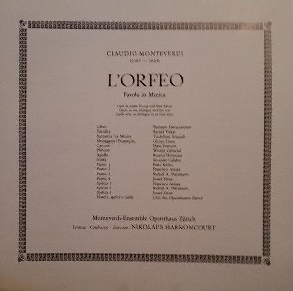 Telefunken 6.35591 - Claudio Monteverdi, Nikolaus Harnoncourt, D - Image 4