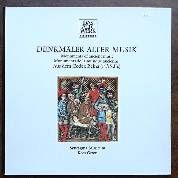 Telefunken 6.42357 AW - Syntagma Musicum, Kees Otten - Denkmäler