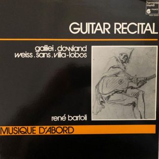 harmonia mundi France HMA 55928 - René Bartoli - Guitar Récital