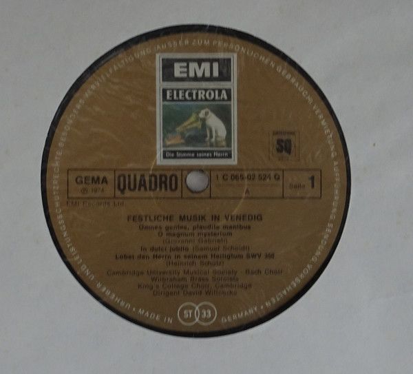 Die Stimme Seines Herrn 1C 065-02 524 Q - Giovanni Gabrieli, Sam - Image 3