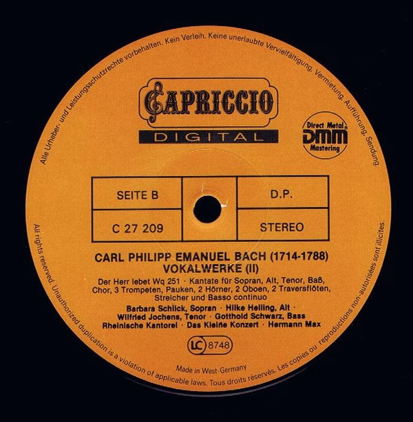 Capriccio C 27 208 - Carl Philipp Emanuel Bach, Barbara Schlick, - Image 5