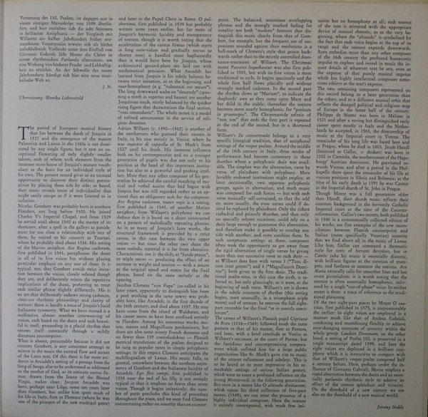 Archiv Produktion 2533 361 - Nicolas Gombert, Adrian Willaert, P - Image 3