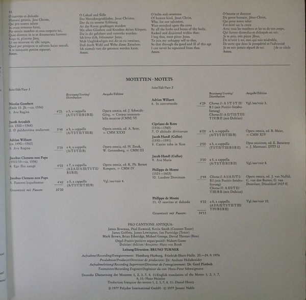 Archiv Produktion 2533 361 - Nicolas Gombert, Adrian Willaert, P - Image 7