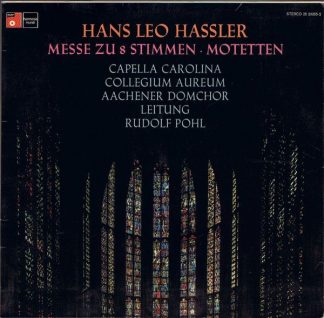 Harmonia Mundi 25 20355-2 - Hans Leo Haßler, Aachener Domchor, C