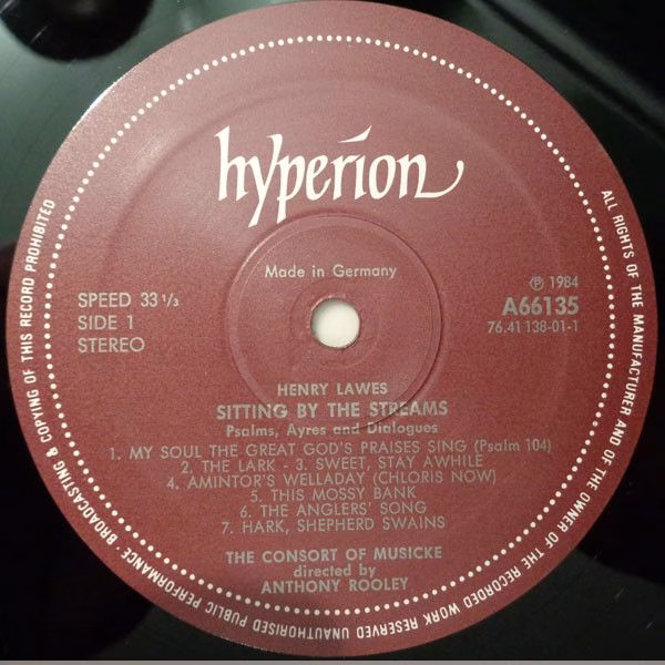 hyperion A66135 - Henry Lawes, The Consort Of Musicke, Anthony R - Image 3