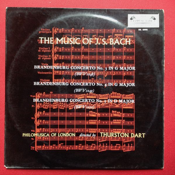 L'Oiseau-Lyre SOL 60006 - Johann Sebastian Bach, Philomusica Of