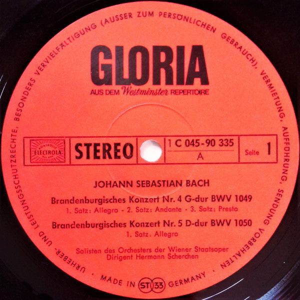 Gloria (2) 1 C 045-90 335 - Johann Sebastian Bach, Orchester Der - Image 3