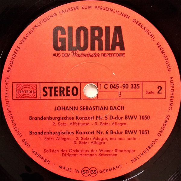 Gloria (2) 1 C 045-90 335 - Johann Sebastian Bach, Orchester Der - Image 4