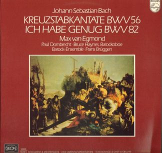 Philips 6575 093 - Johann Sebastian Bach, Max van Egmond, Baroqu