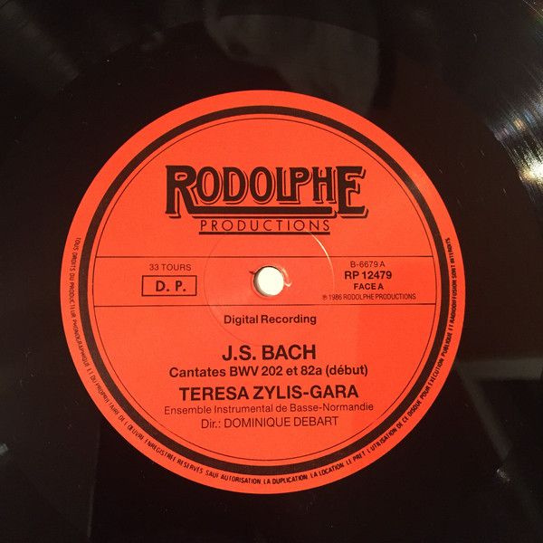 Rodolphe Productions RP 12479 - Johann Sebastian Bach, Teresa Ży - Image 3
