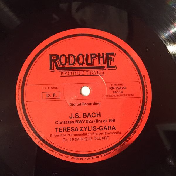 Rodolphe Productions RP 12479 - Johann Sebastian Bach, Teresa Ży - Image 4
