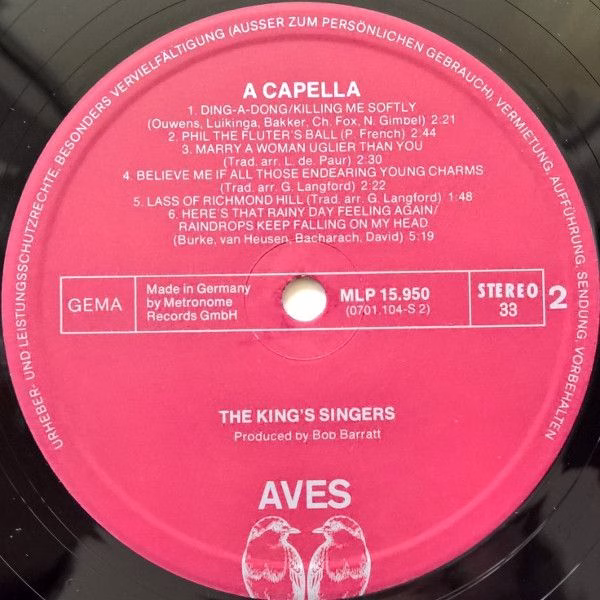 Aves MLP 15 950 - The King's Singers - A Capella - Image 4