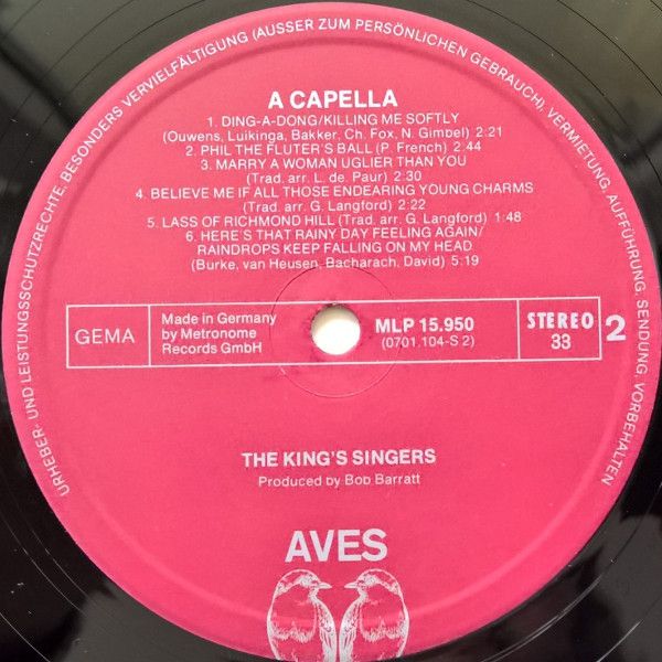 Aves MLP 15 950 - The King's Singers - A Capella - Image 4