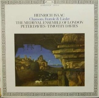 L'Oiseau-Lyre 410 107 - Heinrich Isaac, The Medieval Ensemble Of