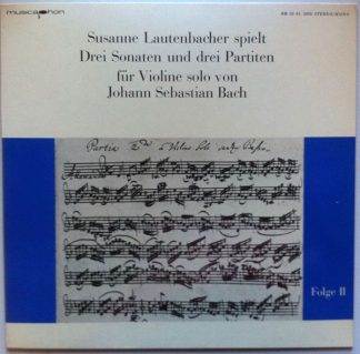 Musicaphon BM 30 SL 3008 - Susanne Lautenbacher, Johann Sebastia