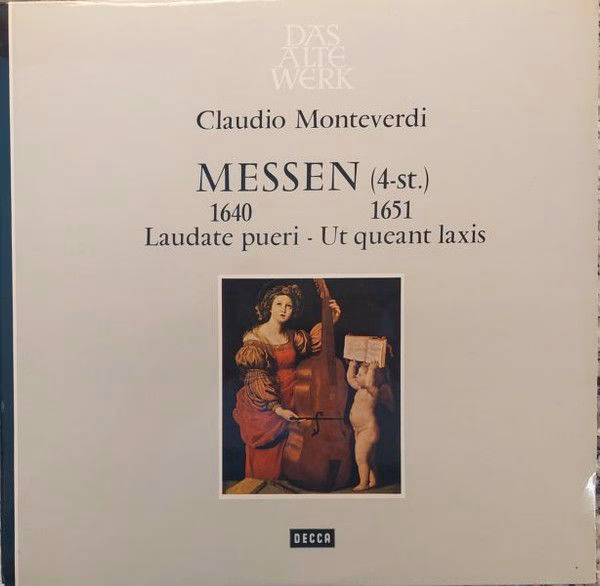 DECCA SAWD 9967-B - Claudio Monteverdi, St. John's College Choir