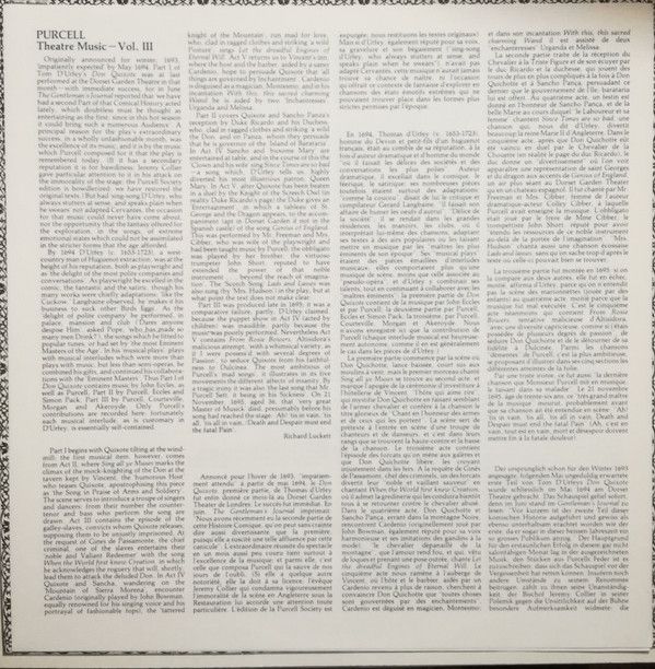 DECCA 6.42391 - Henry Purcell, The Academy Of Ancient Music - Th - Image 3