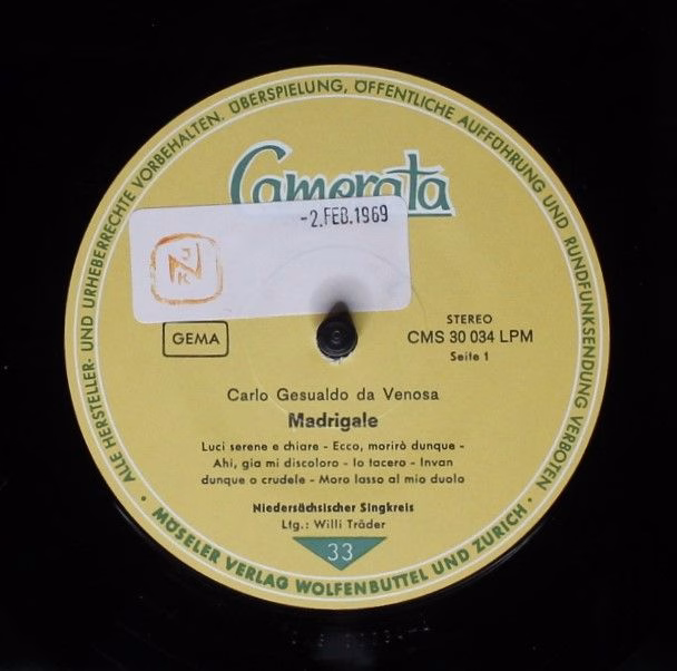 Camerata (2) CMS 30029 LPT - Alfred Koerppen, Melchior Franck, N - Image 3