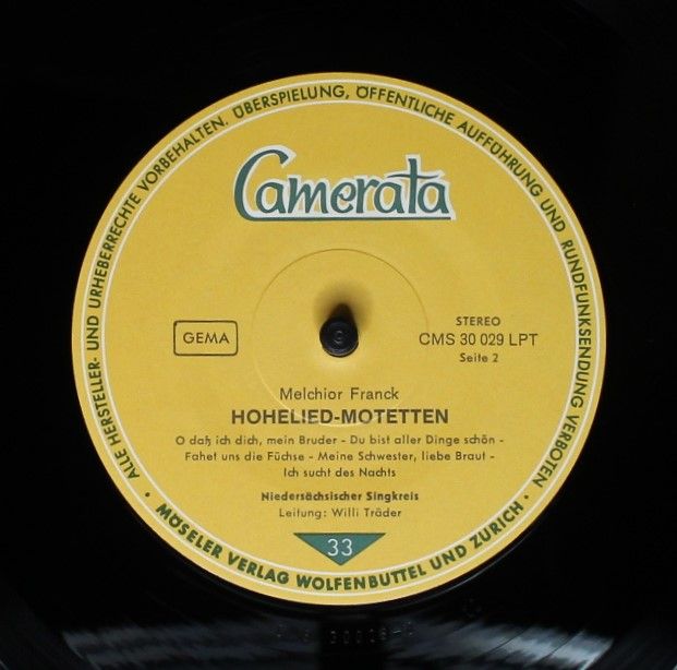 Camerata (2) CMS 30034 LPM - Carlo Gesualdo, Claudio Monteverdi, - Image 4