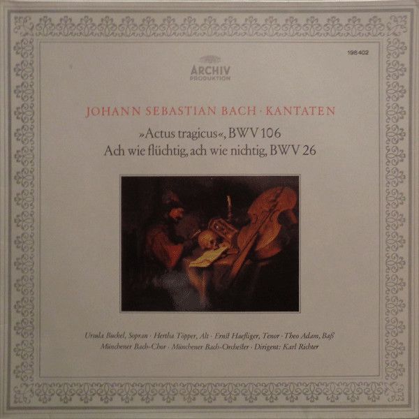 Archiv Produktion 198 402 - Johann Sebastian Bach - »Actus Tragi