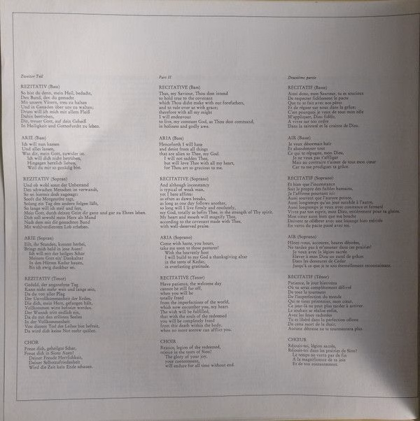 Archiv Produktion 2533 330 - Johann Sebastian Bach, Edith Mathis - Image 9