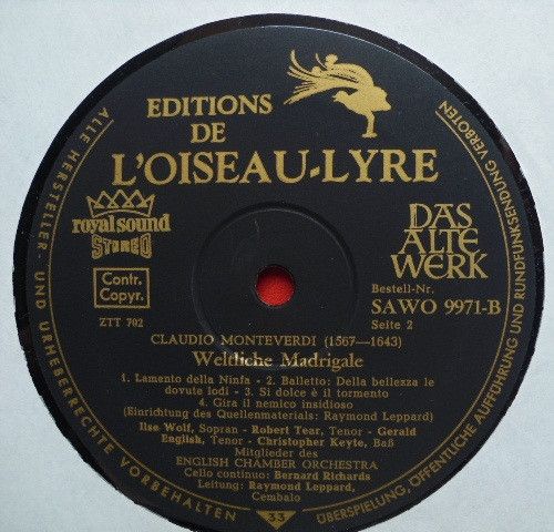 TELDEC »Telefunken-Decca« Schallplatten GmbH SAWO 9971-B - Claud - Image 6