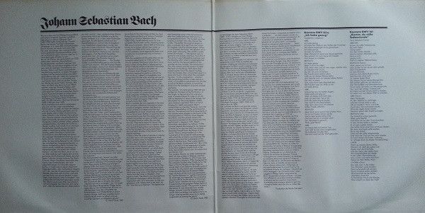 EMI 1C 065-43 076 - Johann Sebastian Bach, Barbara Schlick, René - Image 2