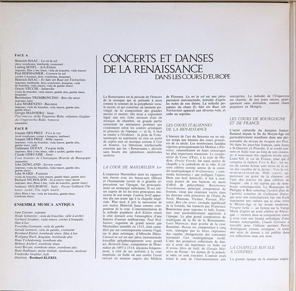 harmonia mundi France HMU 938 - Musica Antiqua Wien, Bernhard Kl - Image 5